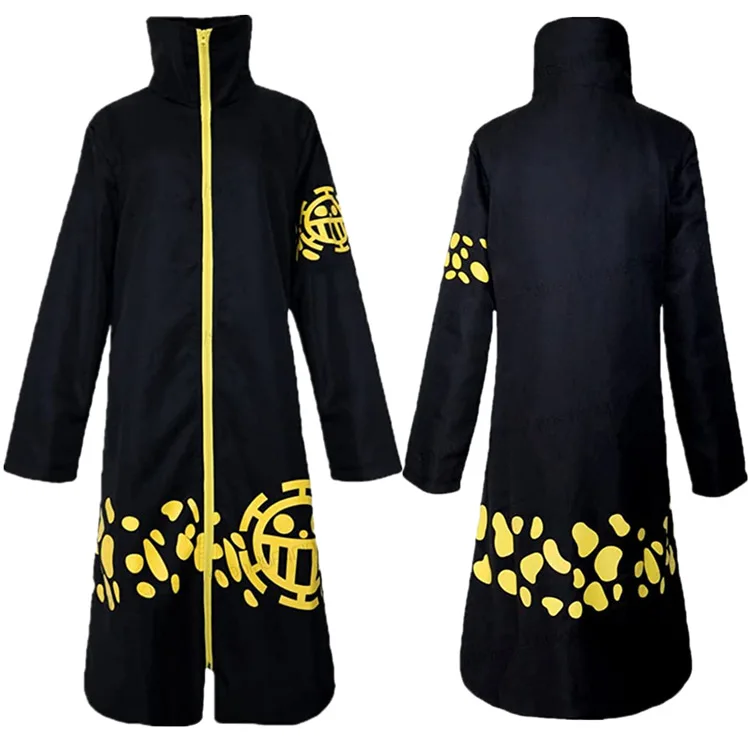 Trafalgar Law Cosplay Umhang Kostüme Trafalgar D Wasser Gesetz Hut Erwachsenen Mit Kapuze Graben Mantel Halloween Karneval Kostüm