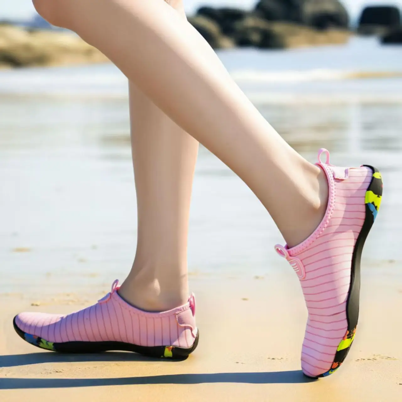 

Water Shoes for Women Barefoot Quick Dry Water Sports Barefoot Shoes Aqua Socks for Outdoor Swim Beach River Surf Yoga Shower
