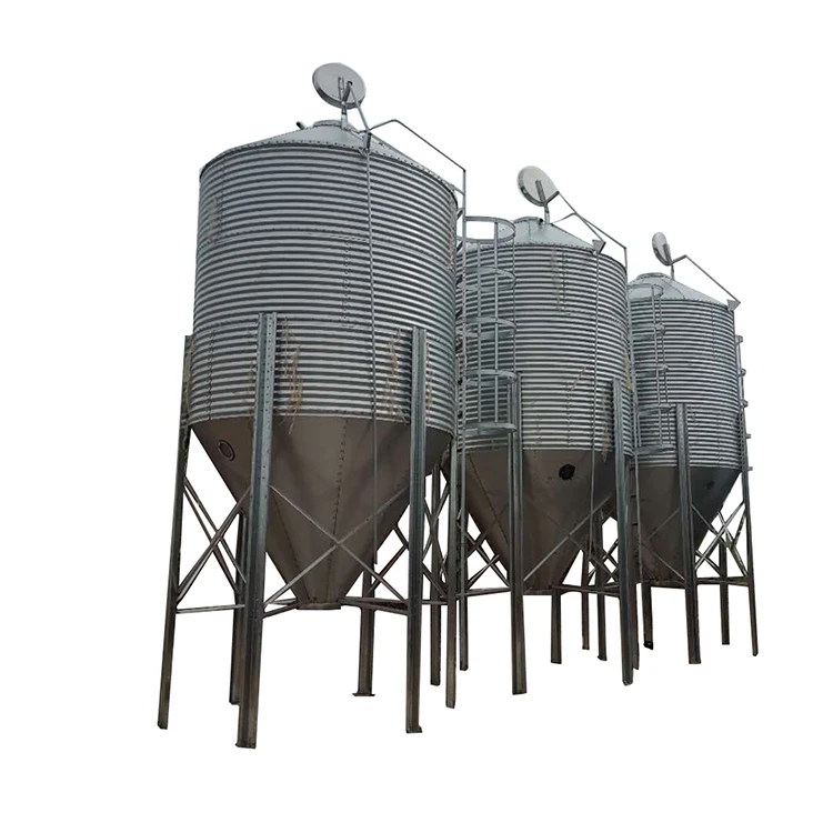 

Cost-effective Silos Flat Bottom or Hopper Bottom Cereal Silo Poultry Food Feed Silo Paddy/rice/peanut Farm Silo