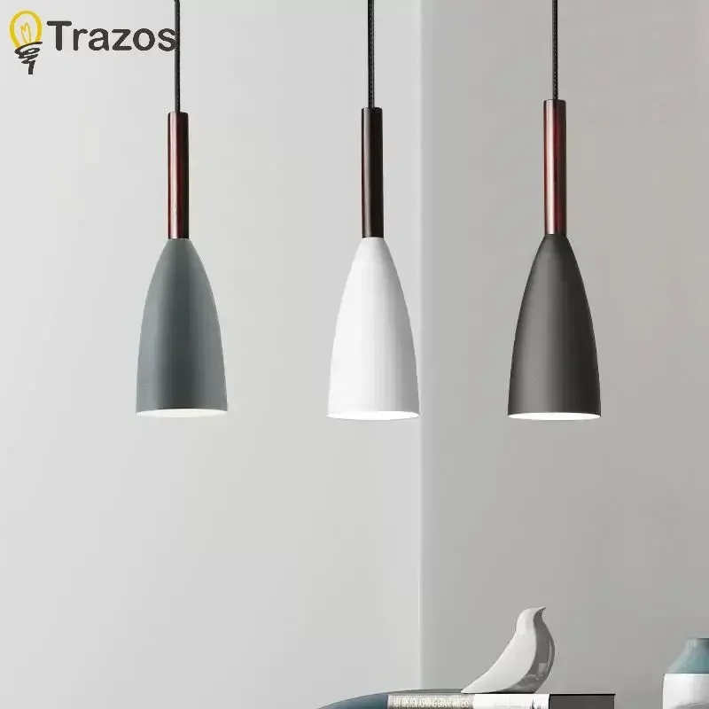 Dining Room Chandelier Three Head Table Light Modern Bar Small Simple Creative Nordic Led Dining Room Wholesale Lighting