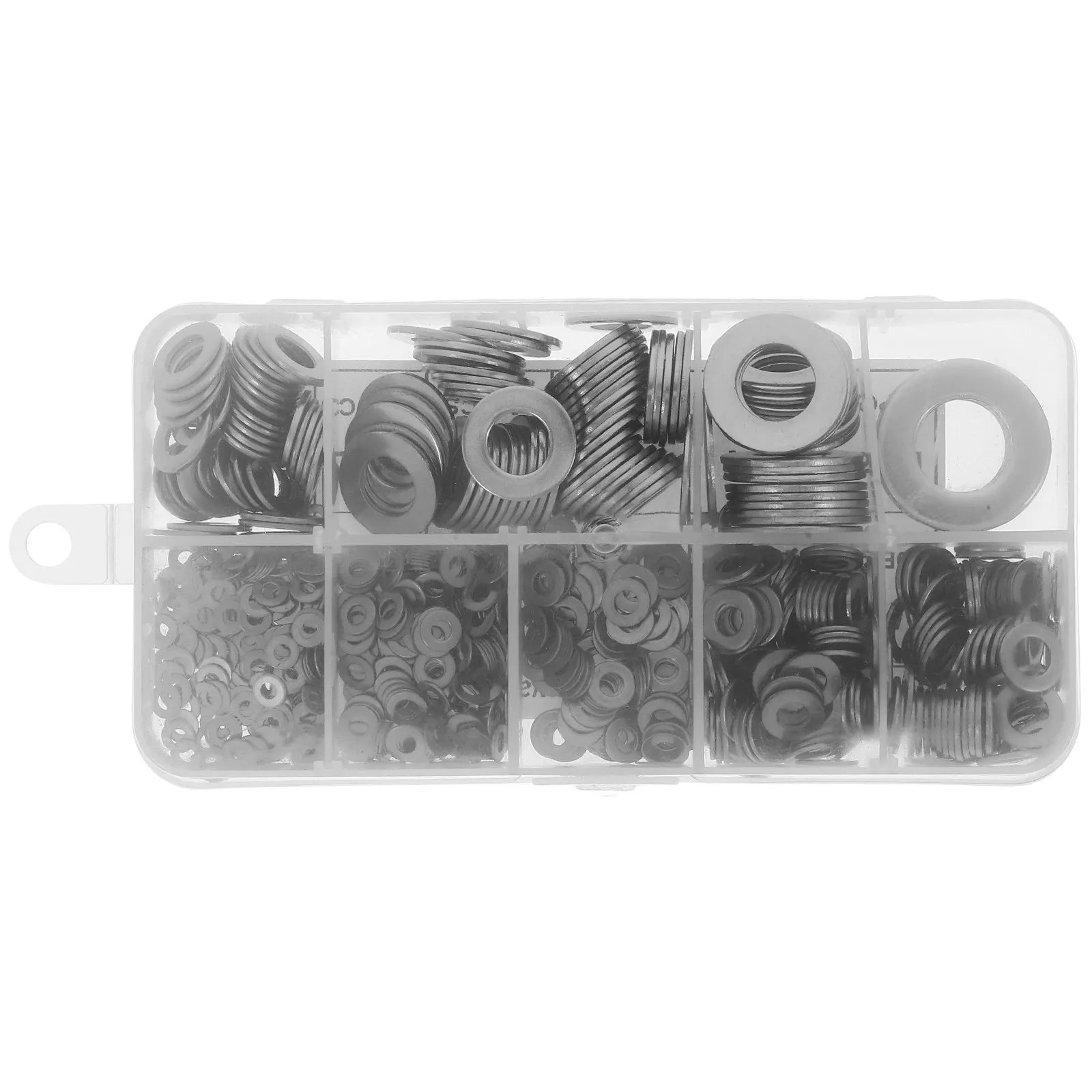 

Набор плоских шайб из нержавеющей стали, 800 шт., разные размеры, для винтов, болтов, домашних, автомобильных, сантехнических, электромонтажных работ, инструменты для шайб