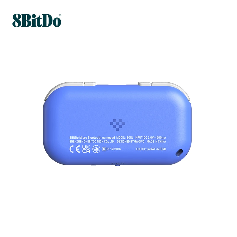 8Bitdo Micro Mini Bluetooth Controller For Nintendo Switch, Android, Raspberry Pi - Keyboard Mode Supported For PC/iOS/Android