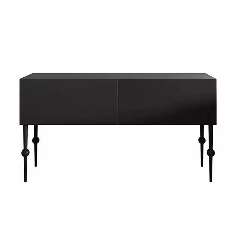 Italian Minimalist Console Table Modern Trendy Elegant Subtle Console Table Classic With Storage Bureau Furniture Living Room image 2