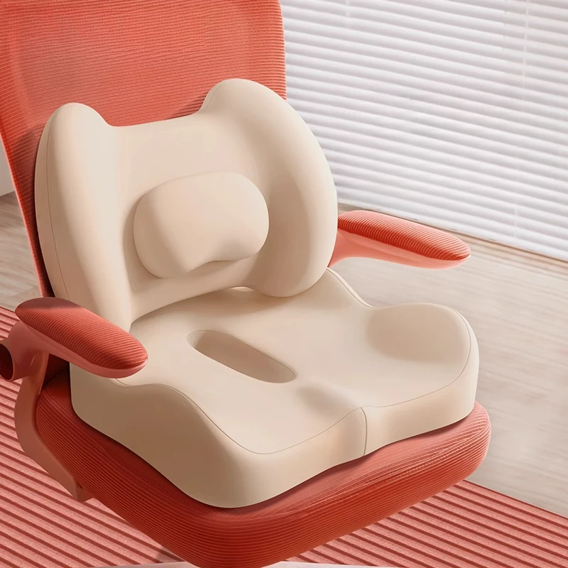 

Ergonomic Office Chair Seat Cushion Memory Foam for Long Sitting Hip Back Support Home Car Posture Relief Breathable Comfort