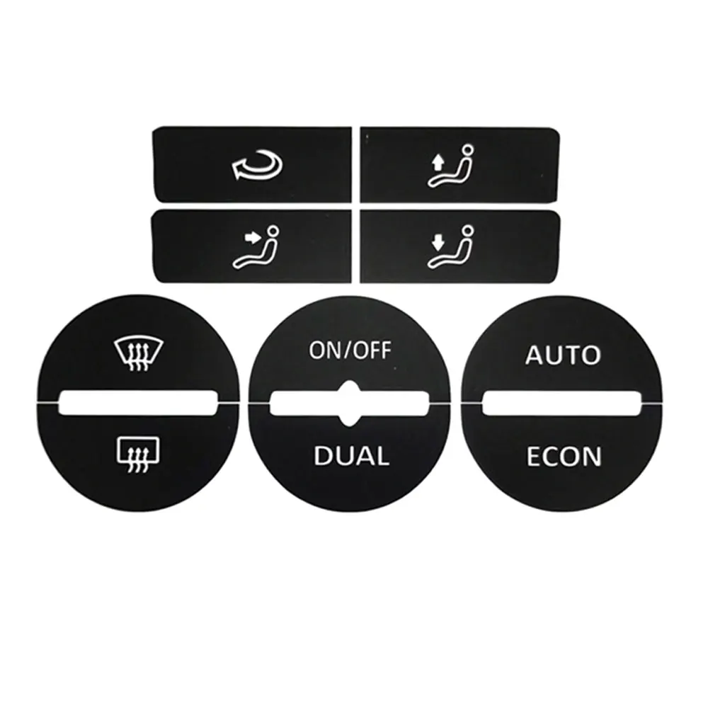 For GOLF Mk5 2004-2008 Air Condition AC Climate Control Worn Peeling Button Repair Decals Stickers PVC For PASSAT 2005-2010