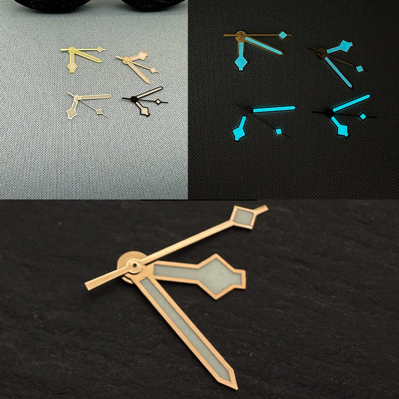 

Mod NH35 Snowflake Watch Hands Blue Luminous Watch Hands Fits NH35 NH36 4R 7S Movement SKX007 SRPD Watch Hands Retrofit parts