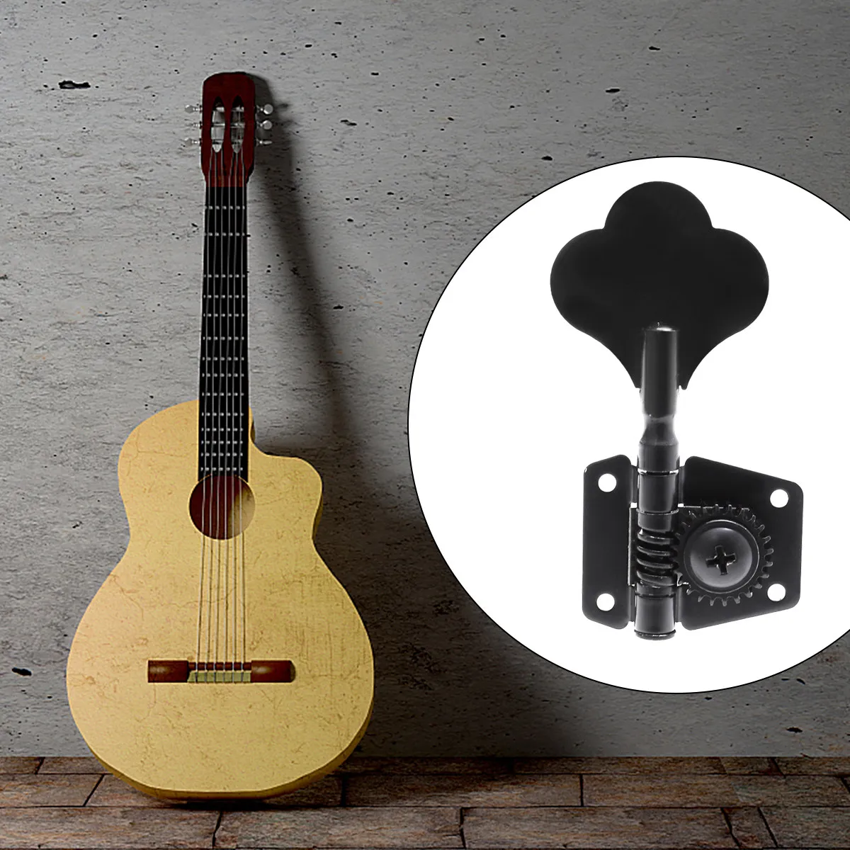 Right Side Bass Tuning Pegs 4 String Electric Bass Guitar Machine Heads Absolute Guaranteed Heavy Duty Internal Gear