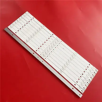 1set=10pcs LED Backlight Strip 5 lamps 0981010AA106 IC-C-VZAA49D799 E466169 L49M5-AZ MI49TV(M49)