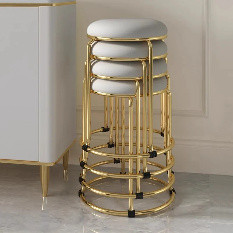 Light Luxury Dining Room Stool Living Room Low Chair Modern Bedroom Makeup Stool Dining Bench Living Room Chairs