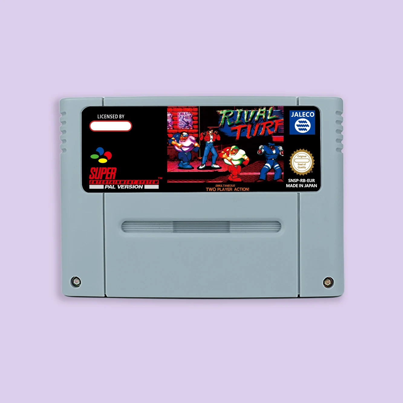 Rival Turf! Action game for SNES 16 bit Single Card USA NTSC EUR PAL Video Game Consoles Cartridge