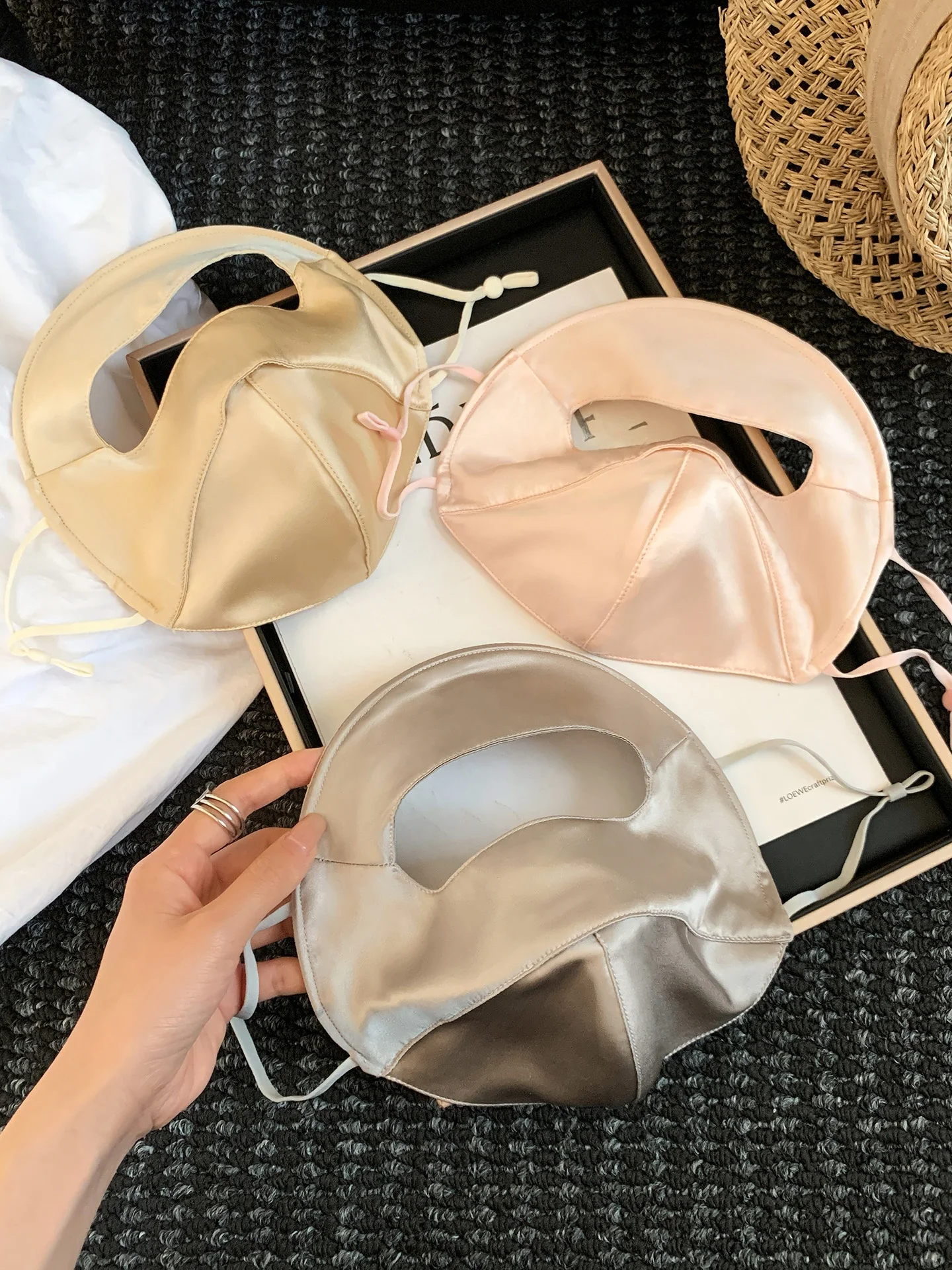 Silk Face Shield Women's Summer New Style Uv Protection Medical Beauty Face Mask Sunglasses Hat Youth Student Unisex