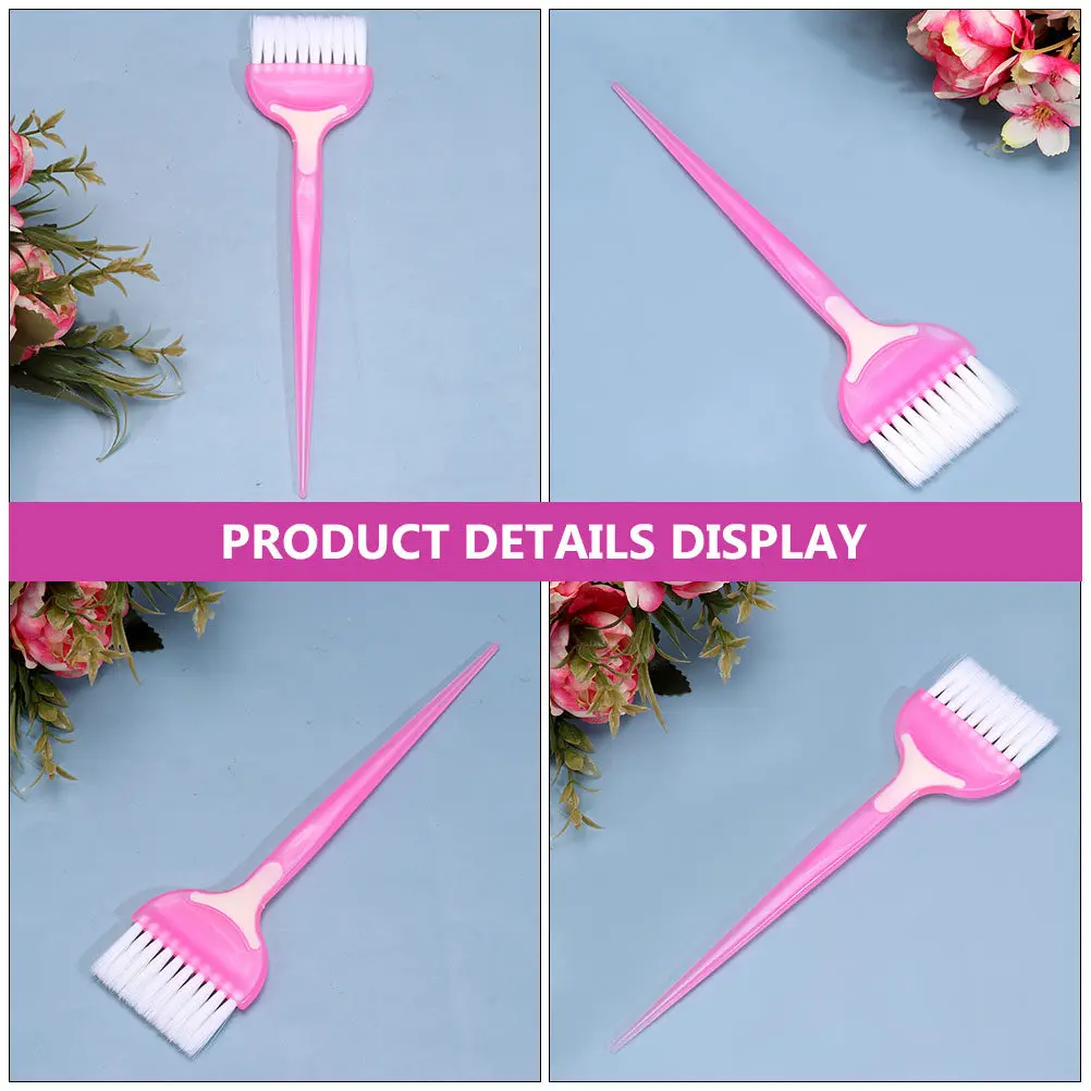 

4Pcs Hair Dye Brush Comb Set Professional Salon Grade for Coloring Dyeing Foiling Highlights DIY Home Spa Barber Styling Tools