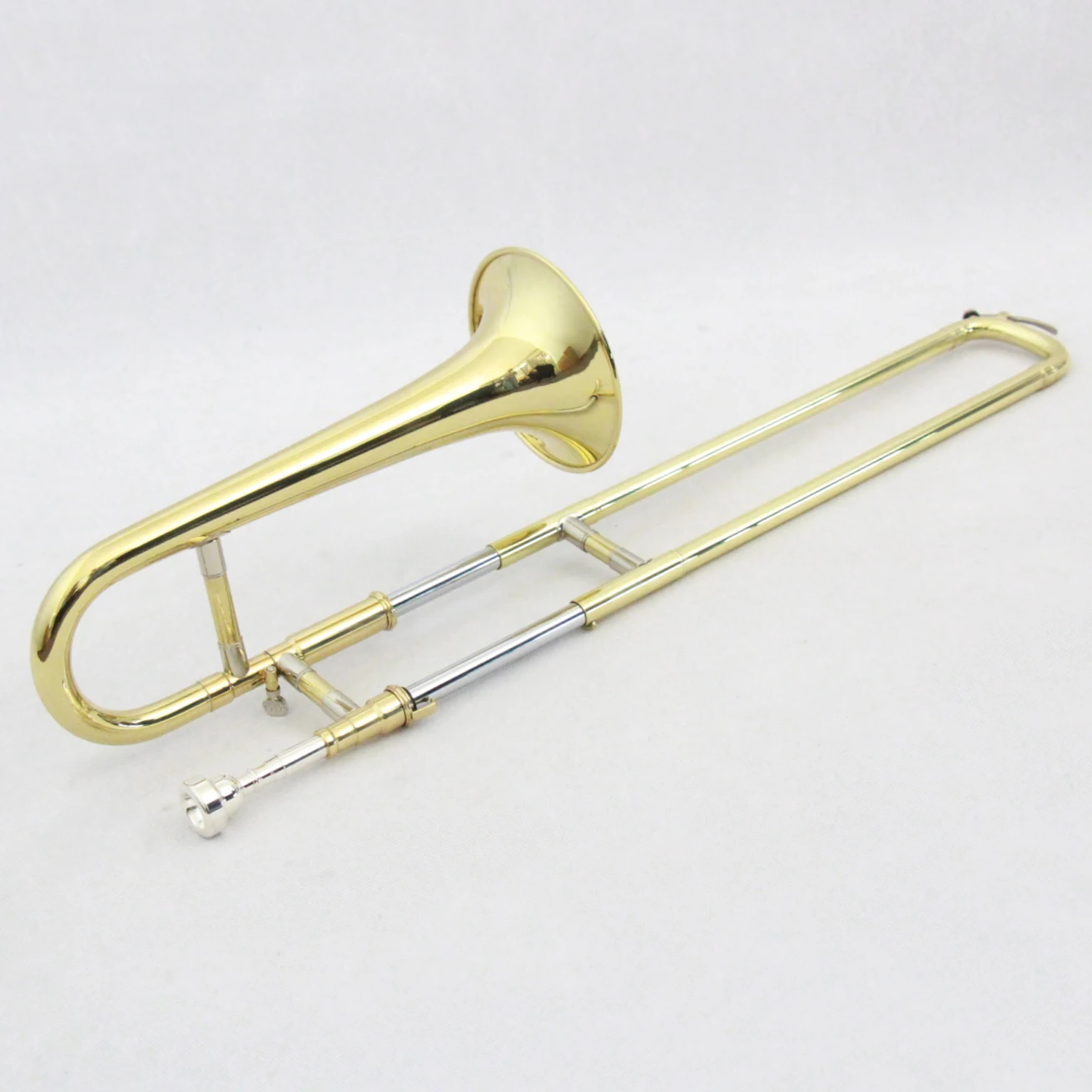 High quality brass instruments chinese professional trombone instrument Gold Lacquer Soprano Trombone