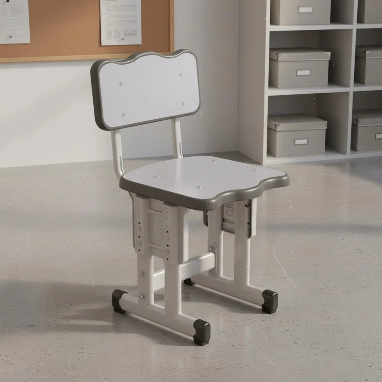 子供用調節可能なデスクと椅子のセット-快適な座り心地-子供用デスクと椅子のセット-調節可能な子供用学習テーブル-角が丸い