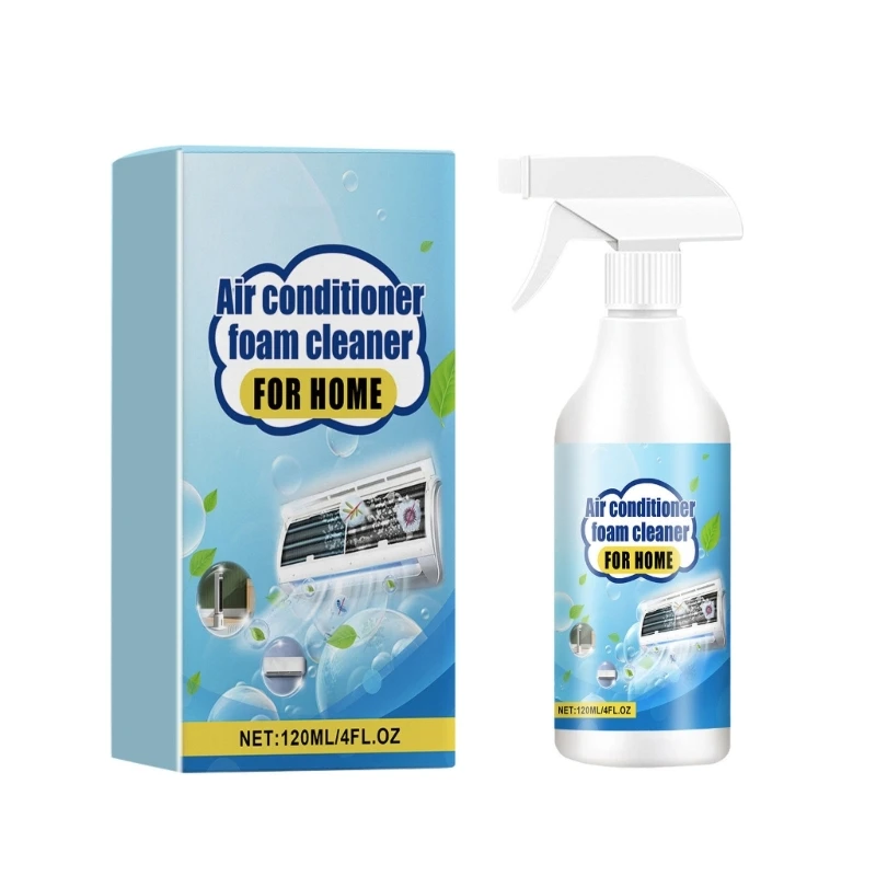 120ml Air Conditioner Cleaner Easy Cleaning Solution Improve Airflows Safely