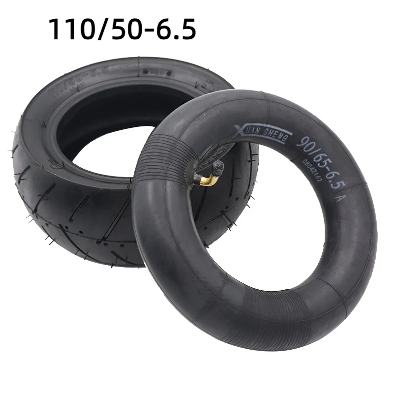 110/50-6.5 Rear Tire& 110/50-6.5 Inner Tube Bent Valve fits 49cc Mini Dirt Bike e Scooter Mini Moto