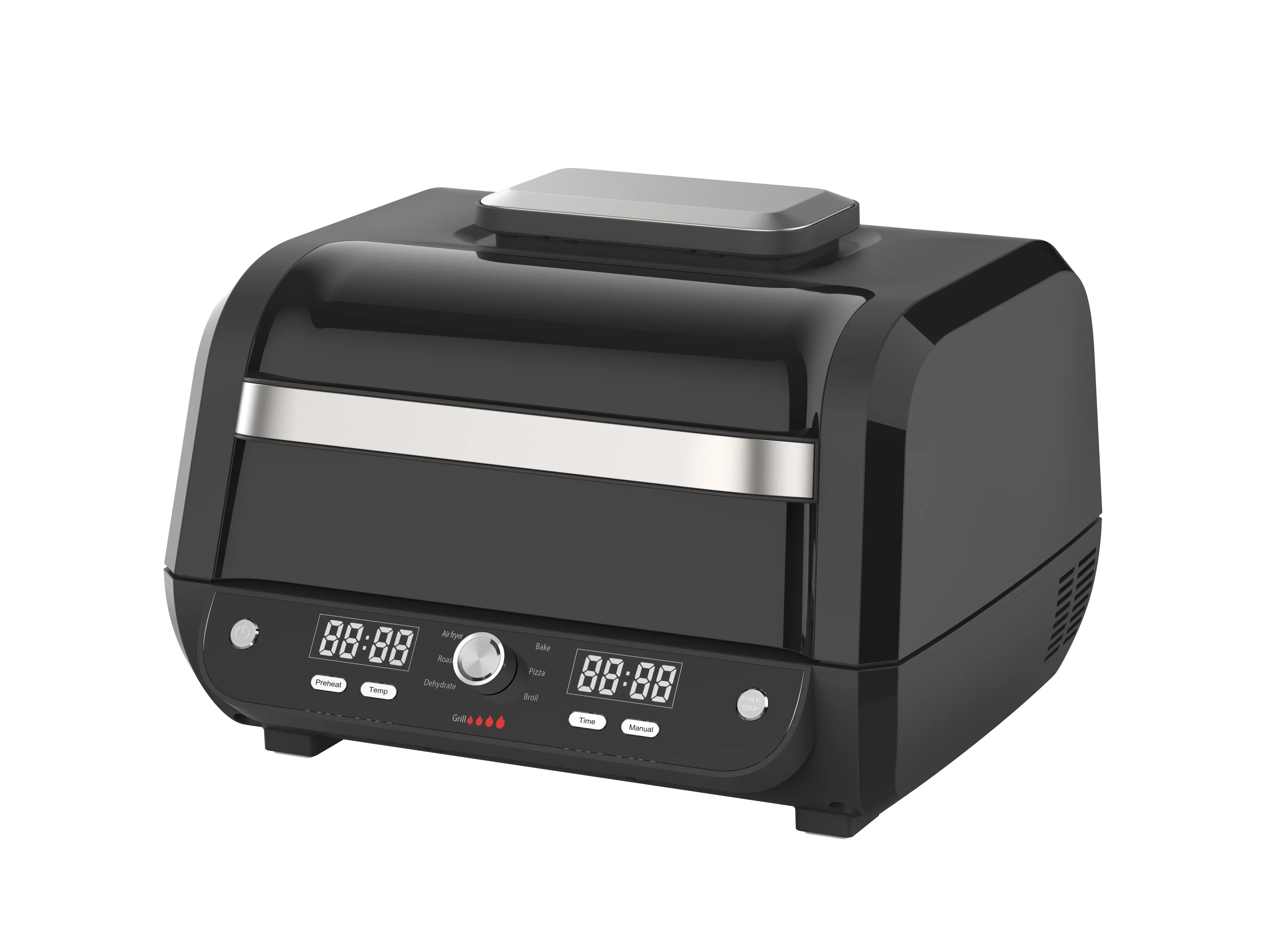 Friteuse à Air Intelligente Multifonction, Cuisson et Rôtissage, 10L