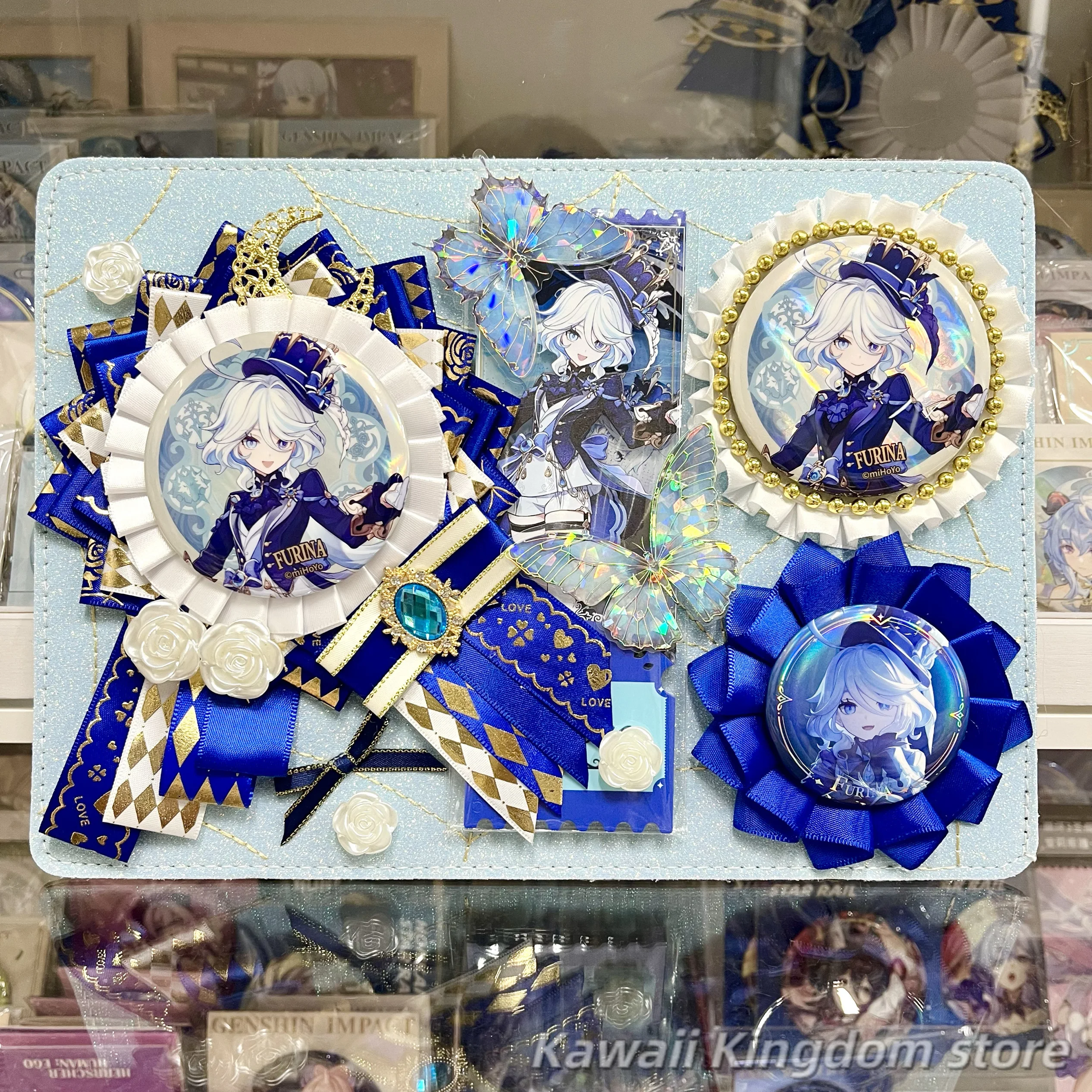 Genshin Impact Furina 시리즈 만화 Itabag 메신저 백 패션 핸드백 코스프레 숄더백 학생 선물