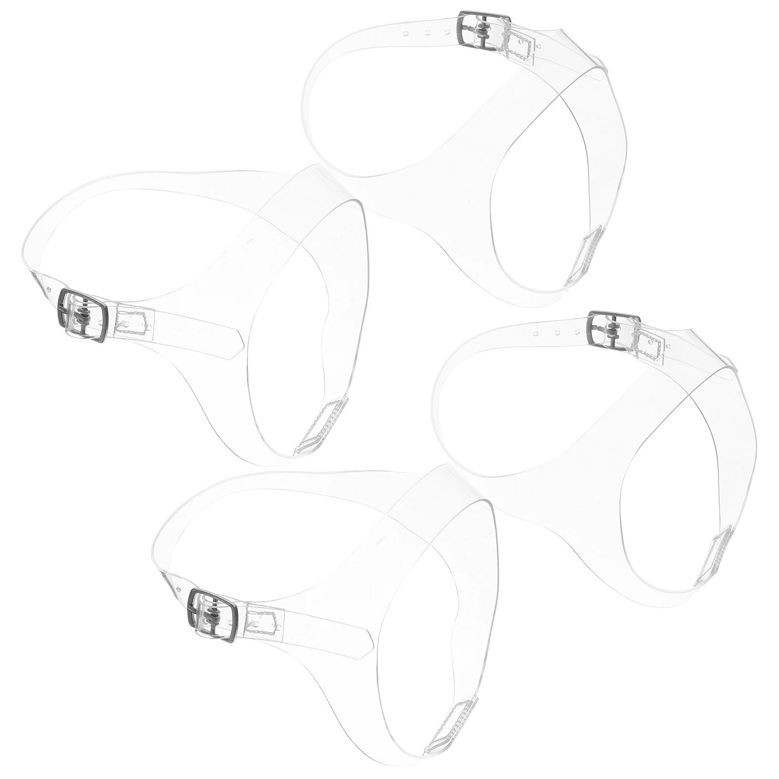 

2 Pairs Invisible Shoelaces Straps for Heels Replacement Clear Belt Ankle Tpu Transparent Anti-loose