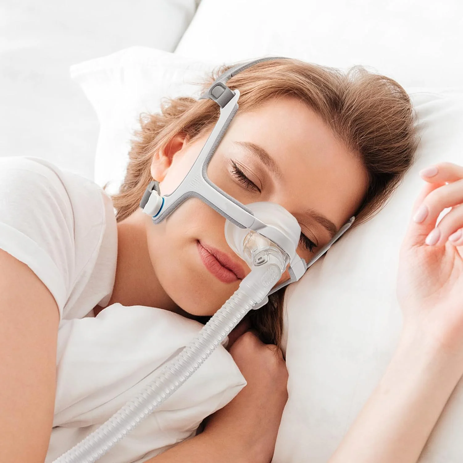 Coussin de rechange pour masque nasal Air-Fit N20, en silicone, doux et confortable, 1 ou 2 pièces