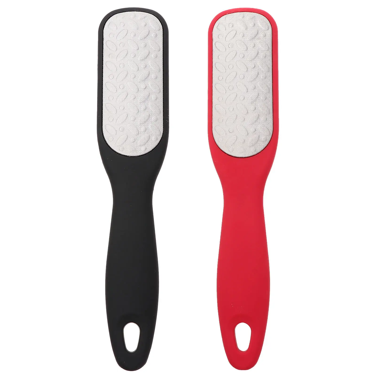 

2Pcs Ergonomic Foot File Stainless Steel Callus Remover Safe Easy Foot Scrubber Pedicure Tool for Home Professional Use