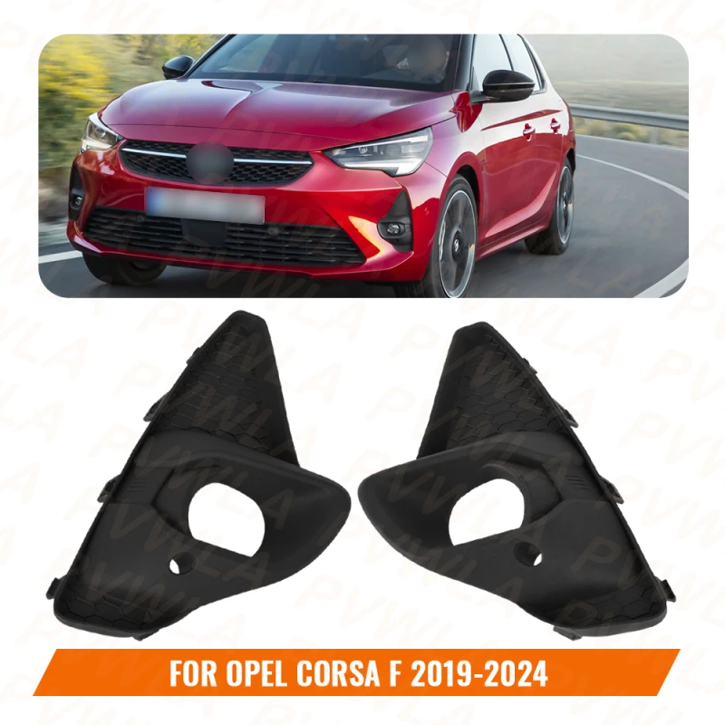 Nebelscheinwerfer-Lampengitter-Abdeckung GS-Modell 9830218680 für Vauxhall/Opel CORSA F 2019 2020 2021 2022 2023 2024 Autozubehör