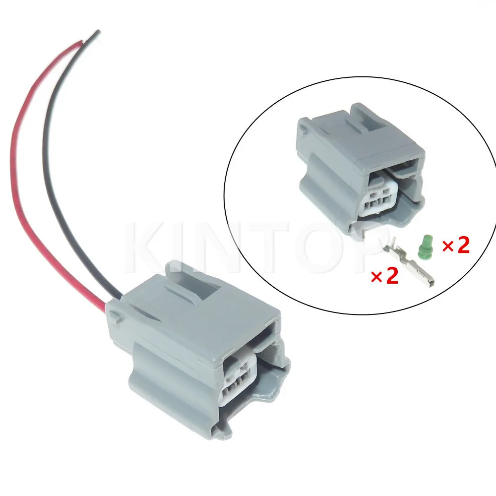 1 Set 2 Pins 7282-9393-10 7283-9392-40 Car Wheel Anti-lock Braking System ABS Sensor Plug AC Assembly Waterproof Socket