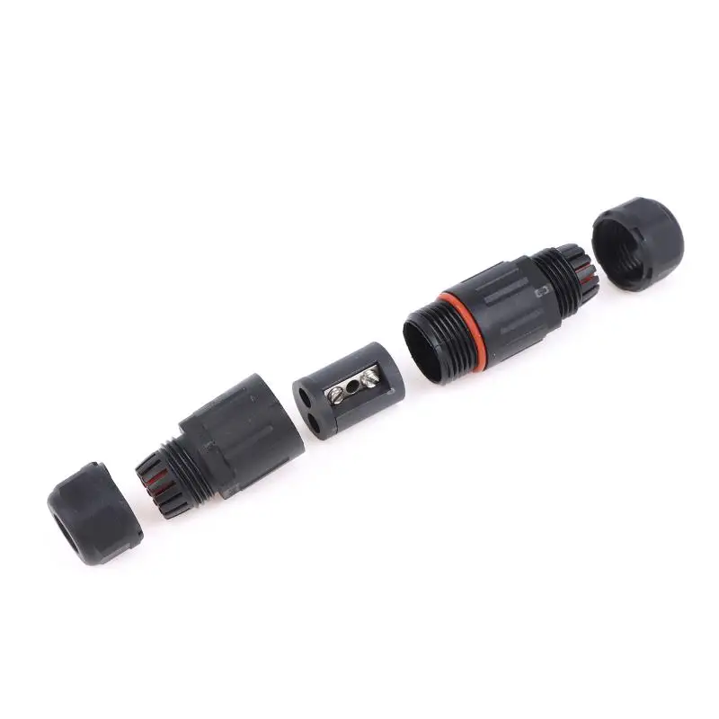 IP68 Cable Connector Electrical Terminal Wire Adapter CDF-M3 2/3 Core Straight Through Connector Outdoor Waterproof Joint