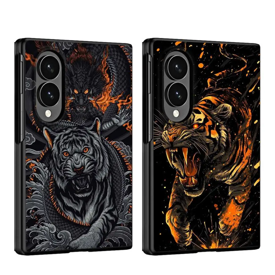 Cool Tiger Phone Case for Samsung Galaxy ZFold Wide ZFold8 Z Fold8 Wide Z Fold 8 Funda Capa