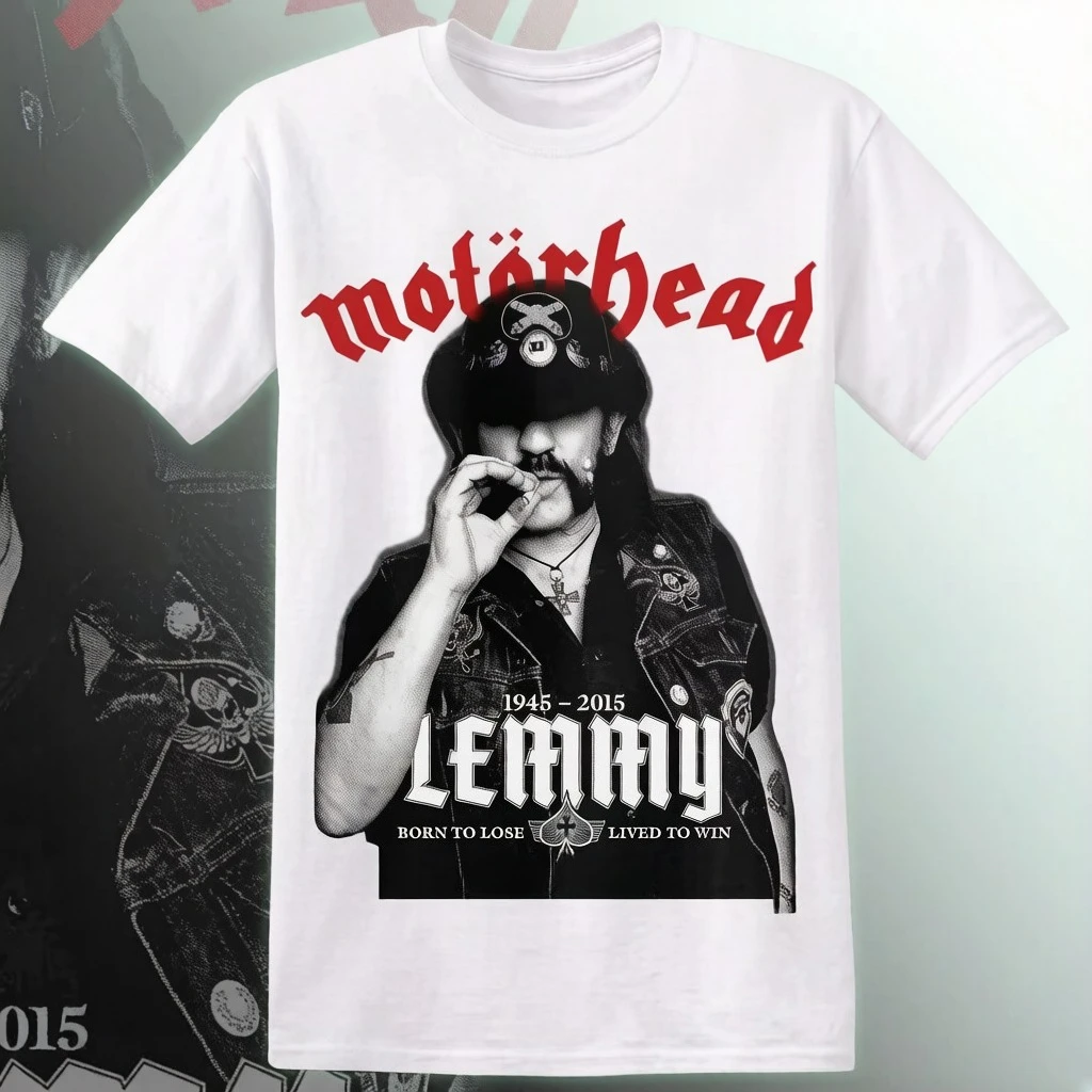 Streetwear Clothing Brand - T-shirt MOTÖRHEAD LEMMY pour hommes et