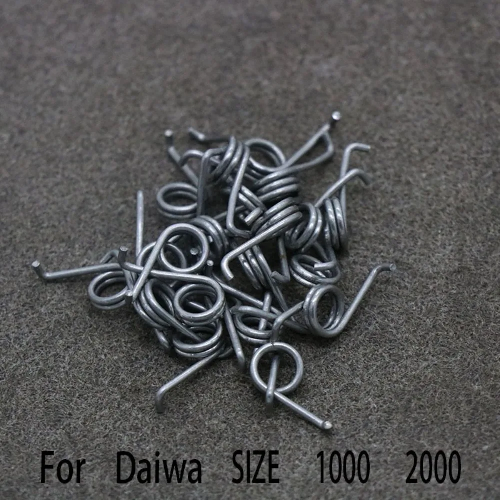 10pcs Precise Fishing Reel Spring Stainless Steel Spinning Wheel Repair Parts for For Daiwa 1000-2000/ 2500-6000