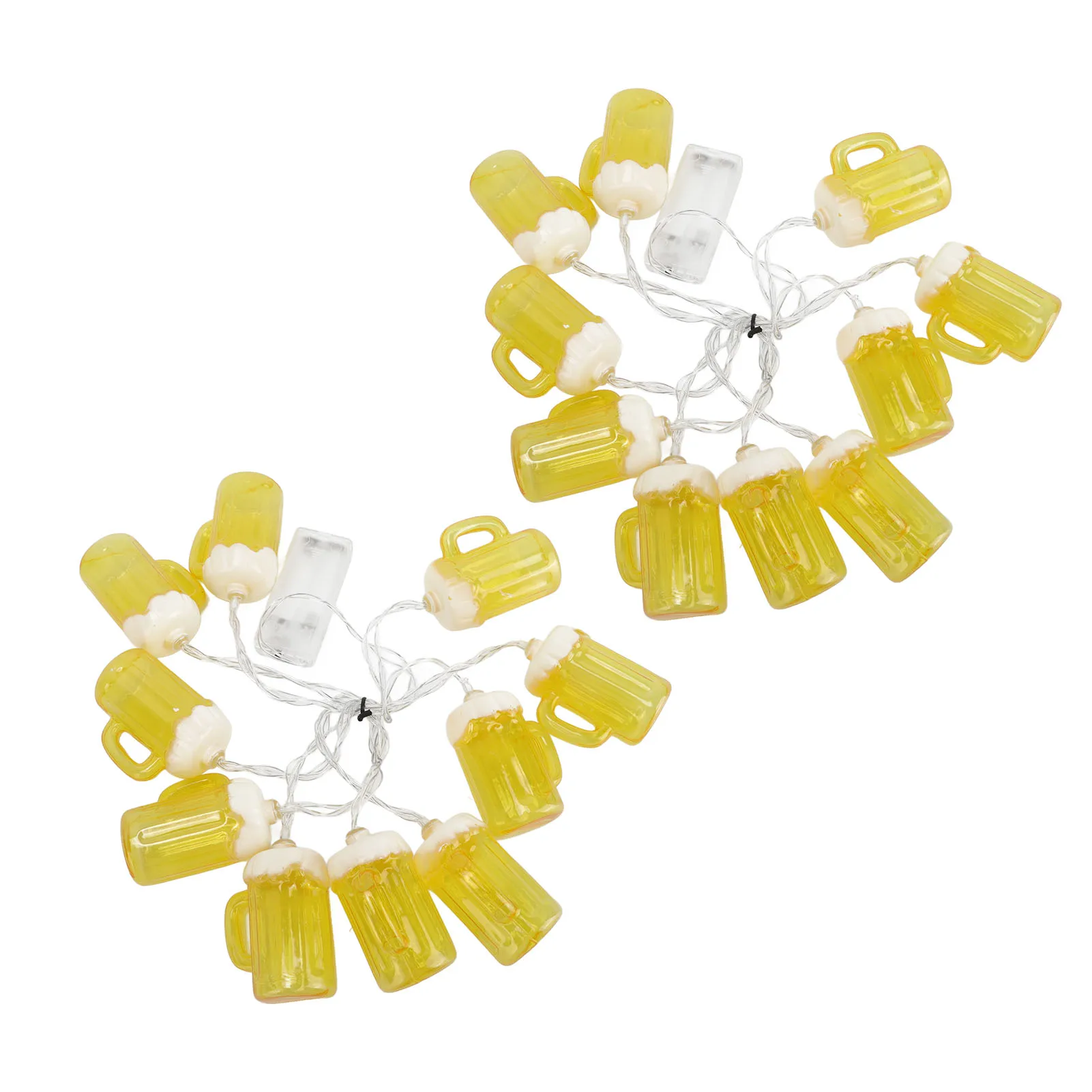 

LED String Lights Plastic Low Power Consumption String Lights 6.5ft Safe Flexible Novel for Party