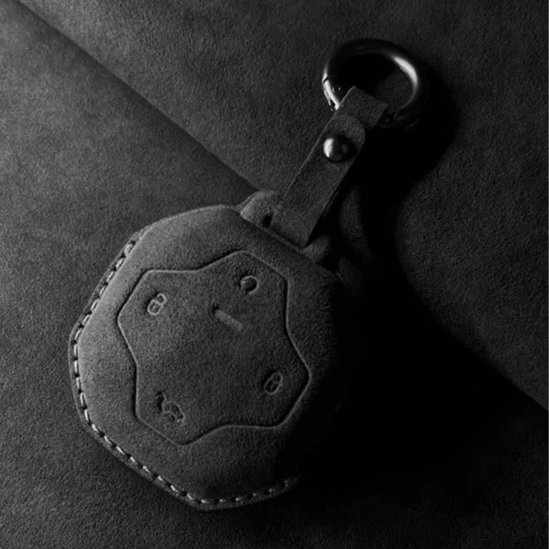 

Car Suede Key Cover Fit for Jetour Traveller T2 2023-2025 High Quality Car Key Special Protective Shell Car Modified Accessories