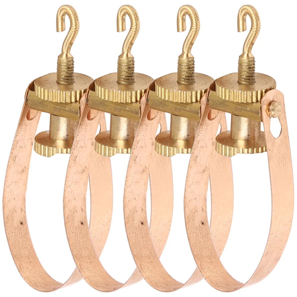 

4Pcs Copper Qianjin Erhu String Adjusters Metal Fine Tuners Enhanced Flexibility Adjustment Tool Professional Instrument