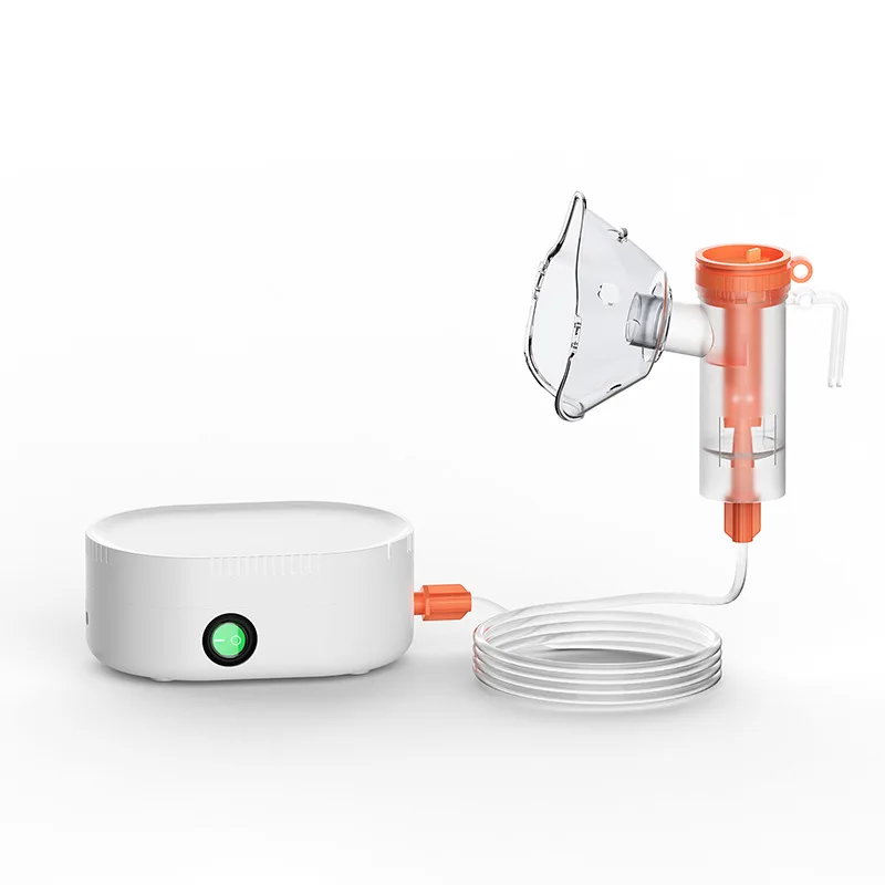 Compact AC‑Operated Medical Standard Nebulizer,8mL Capacity Adjustable Spray Output Compression Atomizer for Home Breathing Care