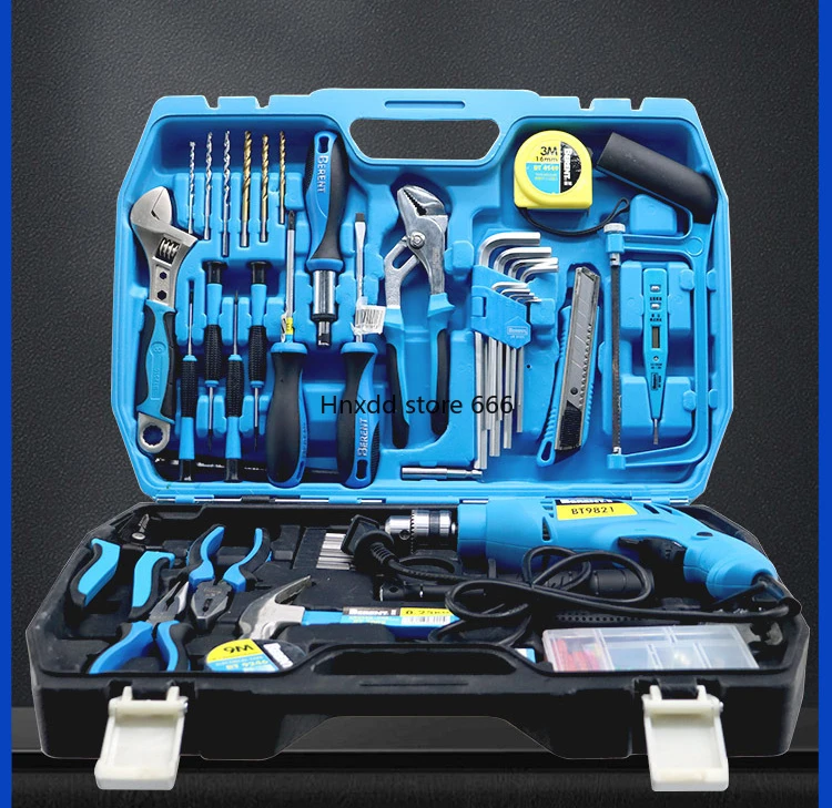 Industrial grade hardware toolbox Portable multi-function set toolbox