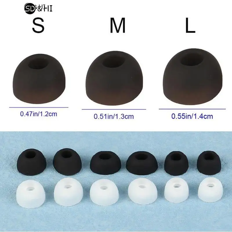 1Pair Replacement Ear Tips Earplugs For OnePlus Buds Z2 Silicone Bluetooth Ear Pads Plugs in-Ear Headphones Accessories