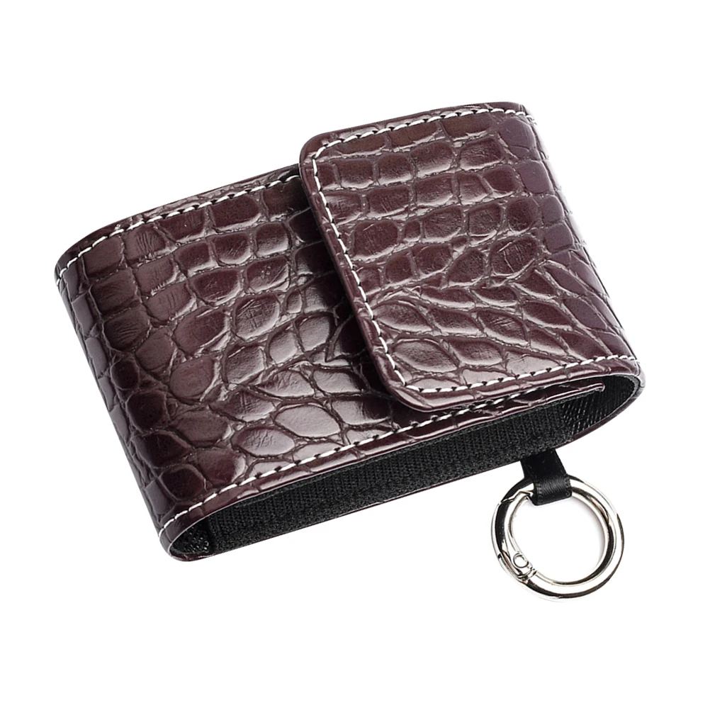 

Pouch Portable Storage Bag Protective Case For Blood Oxygen Monitor Dustproof Gift Brown Lab Equipment