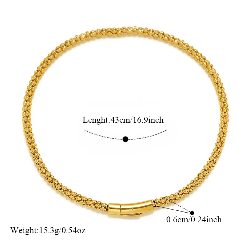 EILIECK 316L Edelstahl Metall Lange Mehrschichtige Kettenkette für Damen, Modische Halskette, Wasserdichter Schmuck, Geschenk für Damen – Detail 14