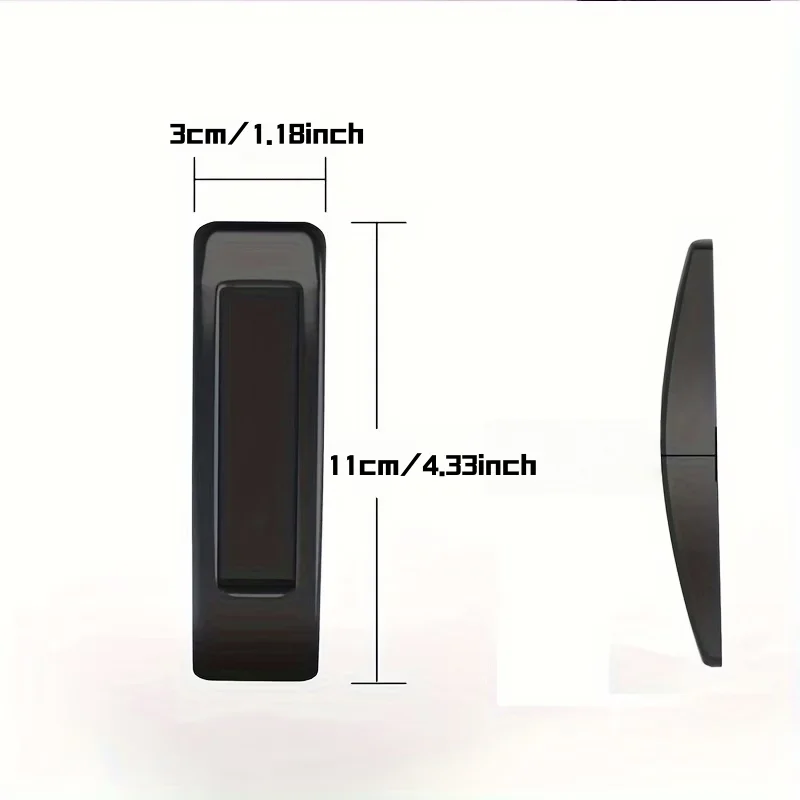 1 Pair Self-adhesive Door Handle Wardrobe Cupboard Pull Knob Multi-purpose Refrigerator Door Handle Furniture Hardware