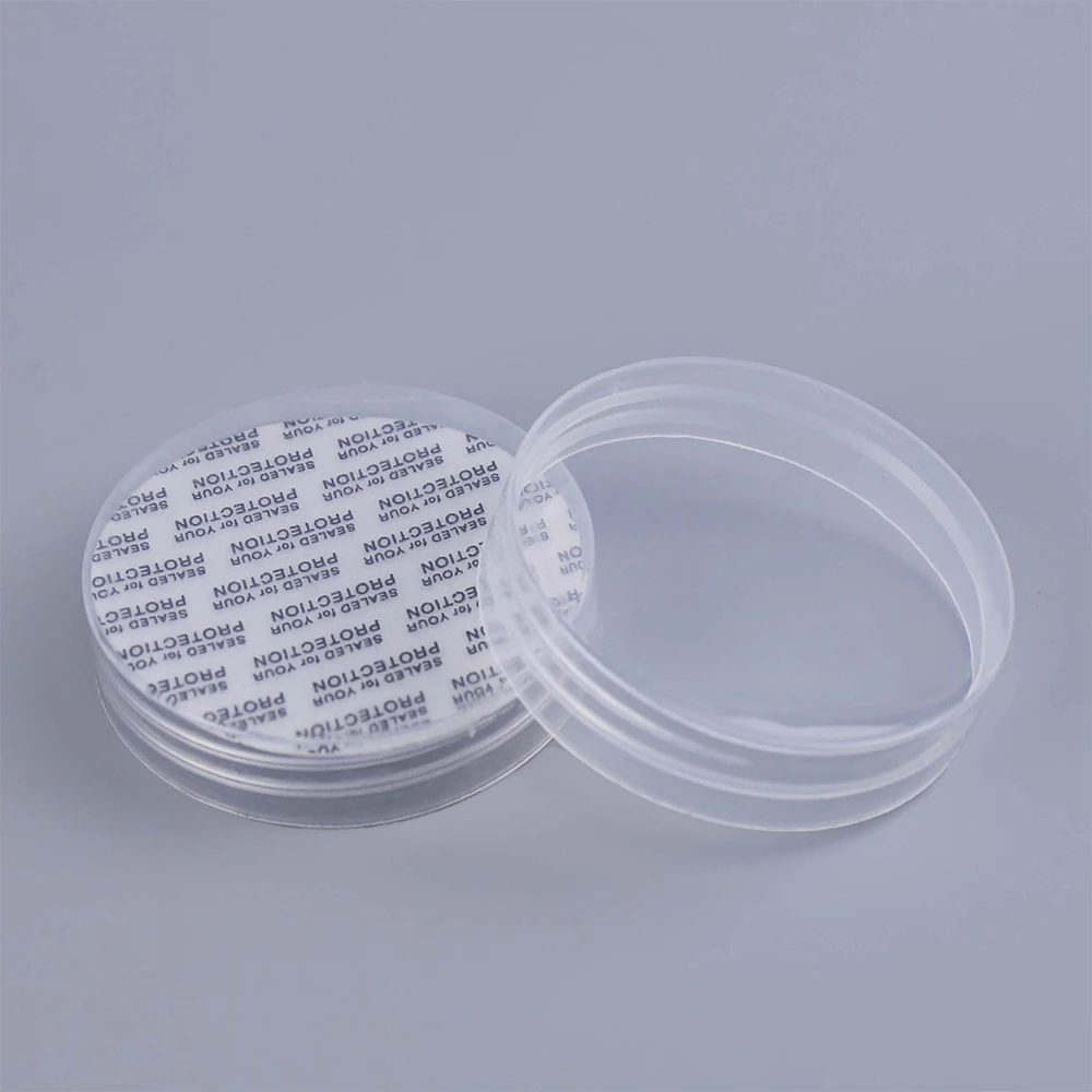 30pcs Clear Sealed Can With Lid Plastic Empty Packing Bottle Circular Storage Bucket Biscuit Jar Food Grade Container