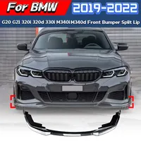 For BMW G20 G21 320i 320d 330i M340i M340d 2019 2020 2021 2022 Front Bumper Split Lip Spoiler Diffuser Guard Modification Kit