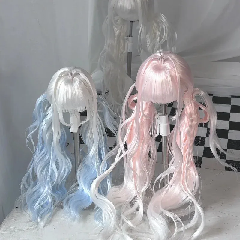 

Princess Curls Bangs Doll Wig 1/3 1/4 1/3 BJD Doll Hair