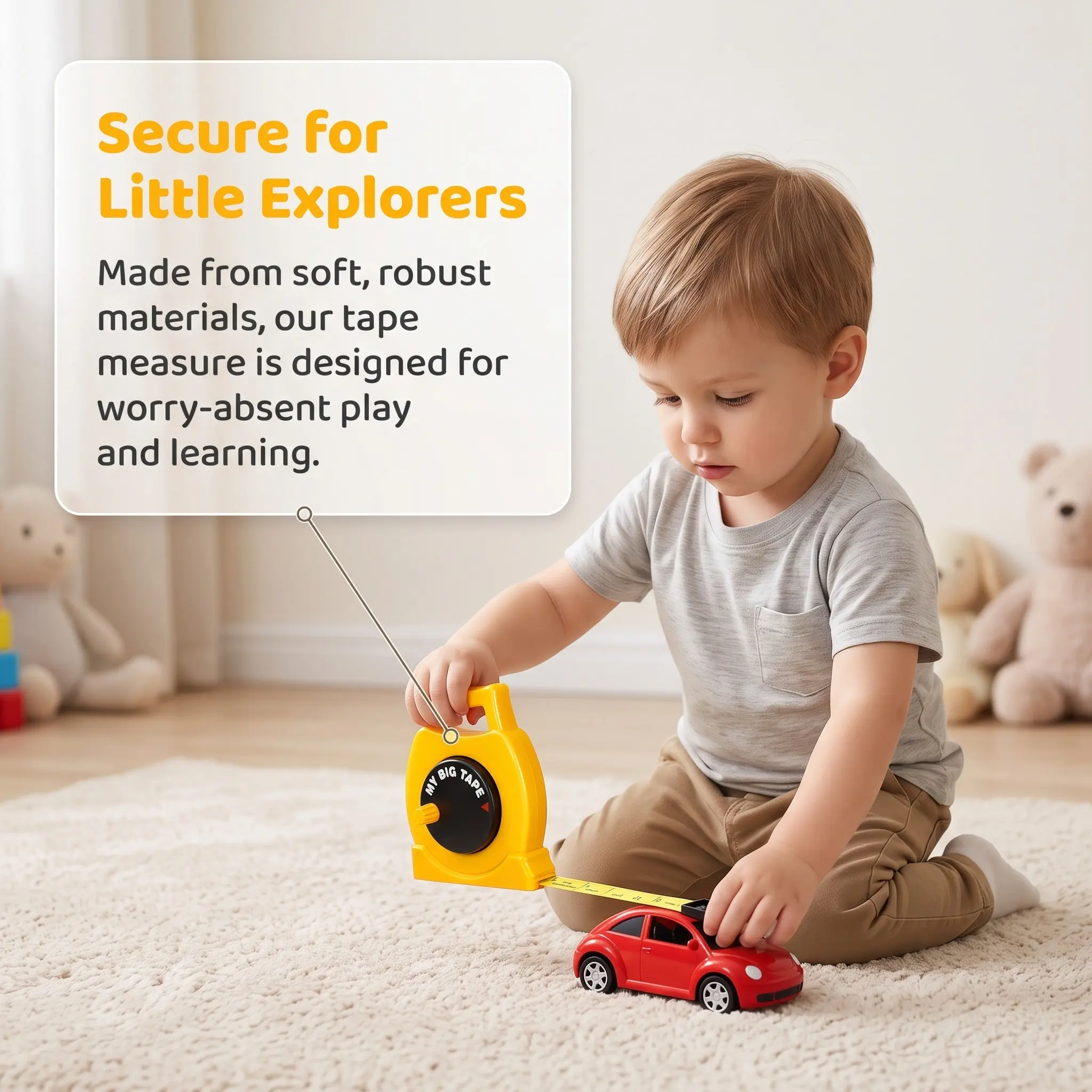2Pcs Tape Measure Retractable Dual Scale Measuring Tool Soft Material for Preschool Learning Home Use