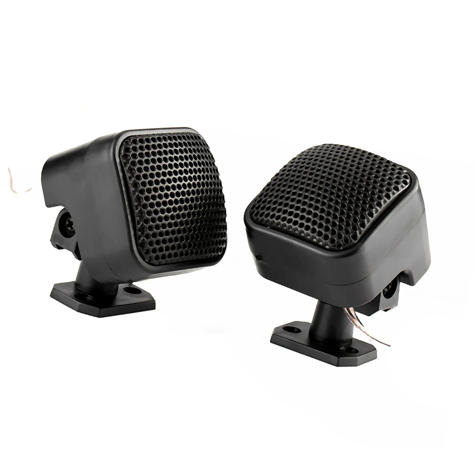 ลำโพงติดรถยนต์ขนาดเล็ก 2 ชิ้น ลำโพงเสียงแหลม 500 วัตต์ กำลังขับสูง