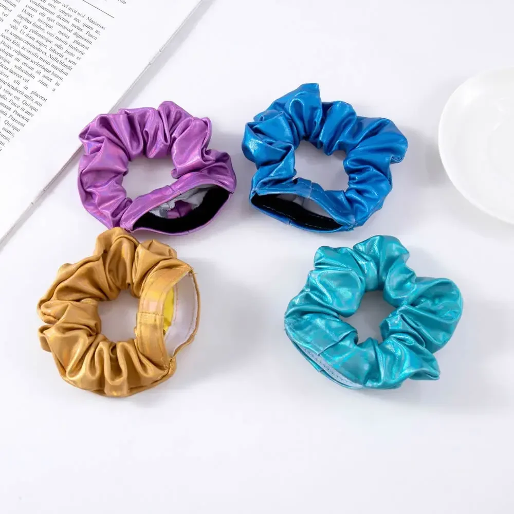 1 peça novo scrunchie de cabelo com caixa de dinheiro privada ⁣ ⁣ ⁣ ⁣ Compartimento de armazenamento oculto vista segredo laço de cabelo stash bolso desvio saco seguro