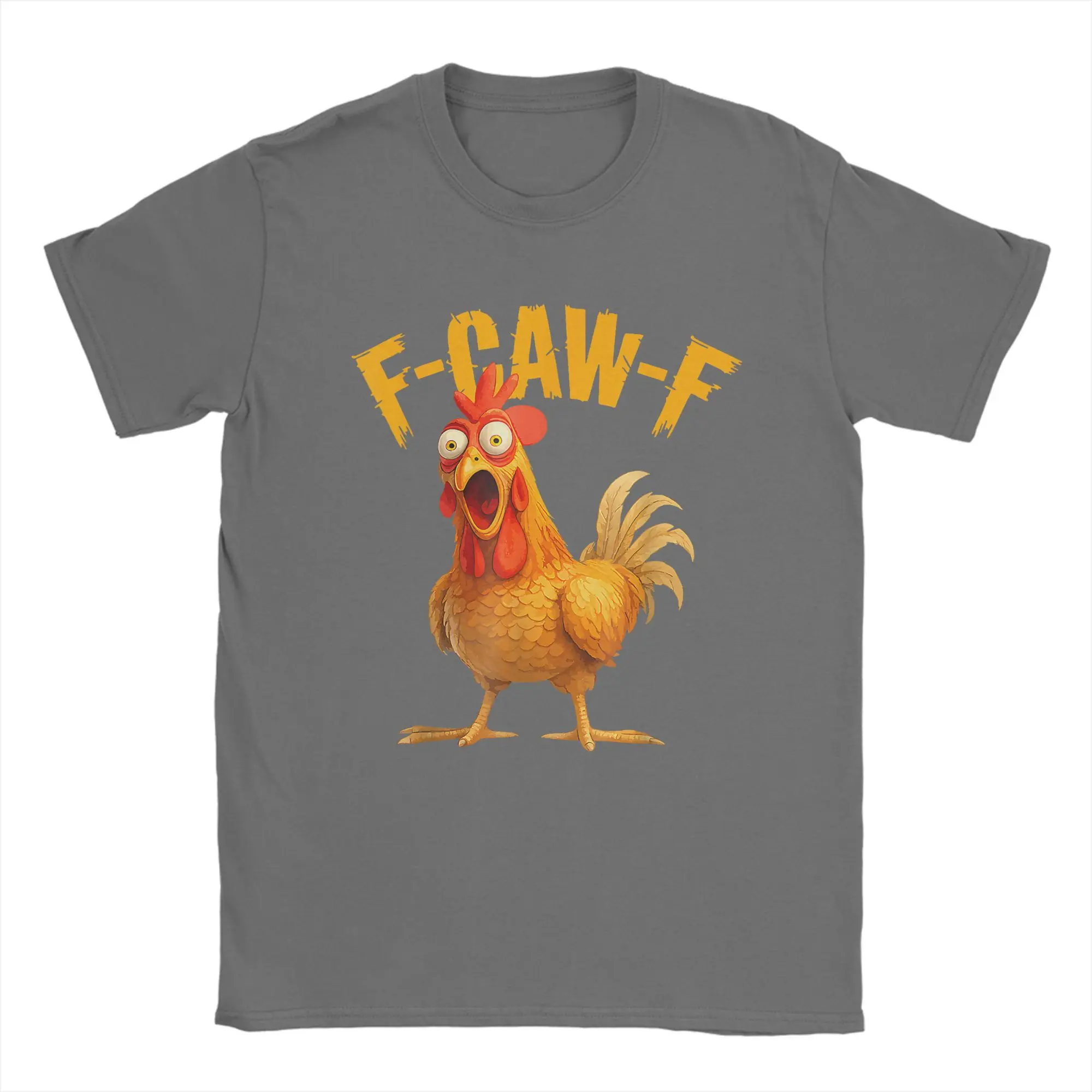 جديد مضحك F Caw F الدجاج FCAWF الدجاج تي شيرت الرجال مضحك 100% القطن تي شيرت طاقم الرقبة قصيرة الأكمام تي شيرت هدية فكرة