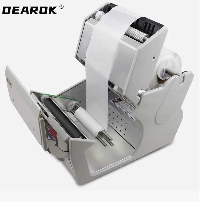 Width Automatic Label Dispenser Device Thermal Bar Code Sticker Label Stripping Peeling Machine Label Separator X-100 5-100mm