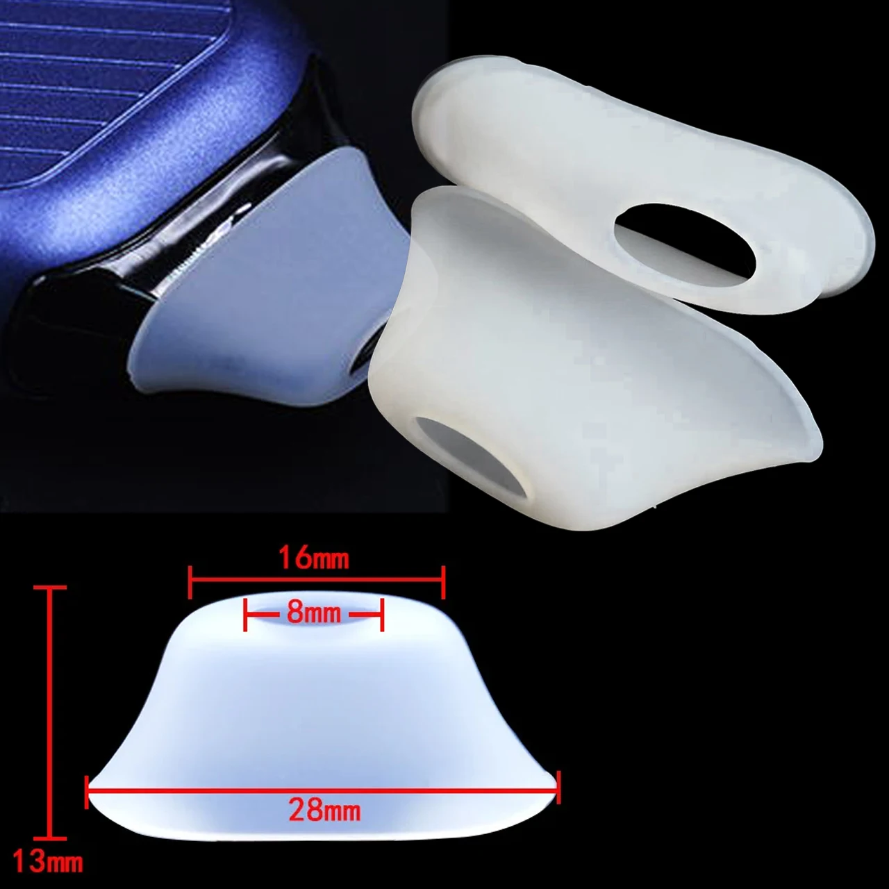 3D Printer Part Disposable Silicone Case Sleeve 16-18mm Mouthpiece Flat interface Mod Nozzle Head Pipette POD kit Dust Cap Cover