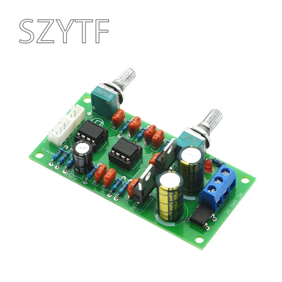 Dual Power Low-pass Superheavy Subwoofer Filter Board Bass Split Filter Machine Finished Kit PCB Empty Board